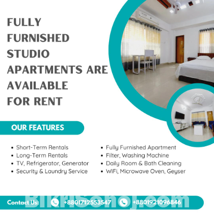 Furnished 2BHK Serviced Apartment RENT in Baridhara.